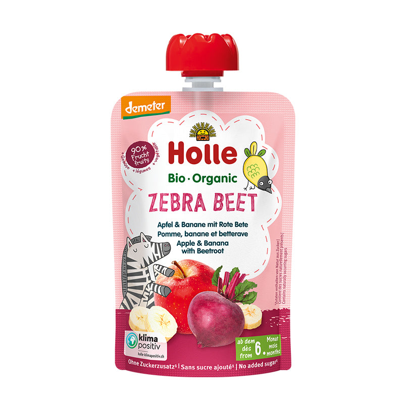 Holle Beet Apple & Banana with Beetroot 100g