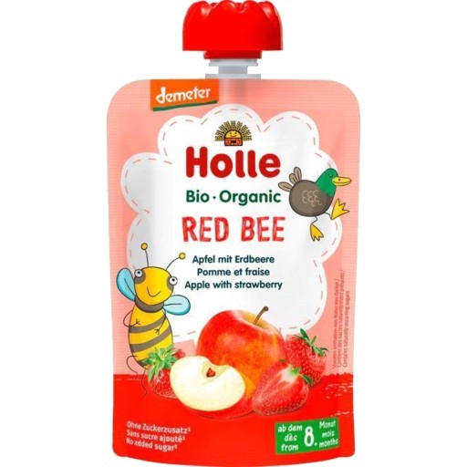 Holle Red Bee Apple with Strawberries 100g
