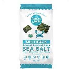 Honest Sea Seaweed Sea Salt 6x5g