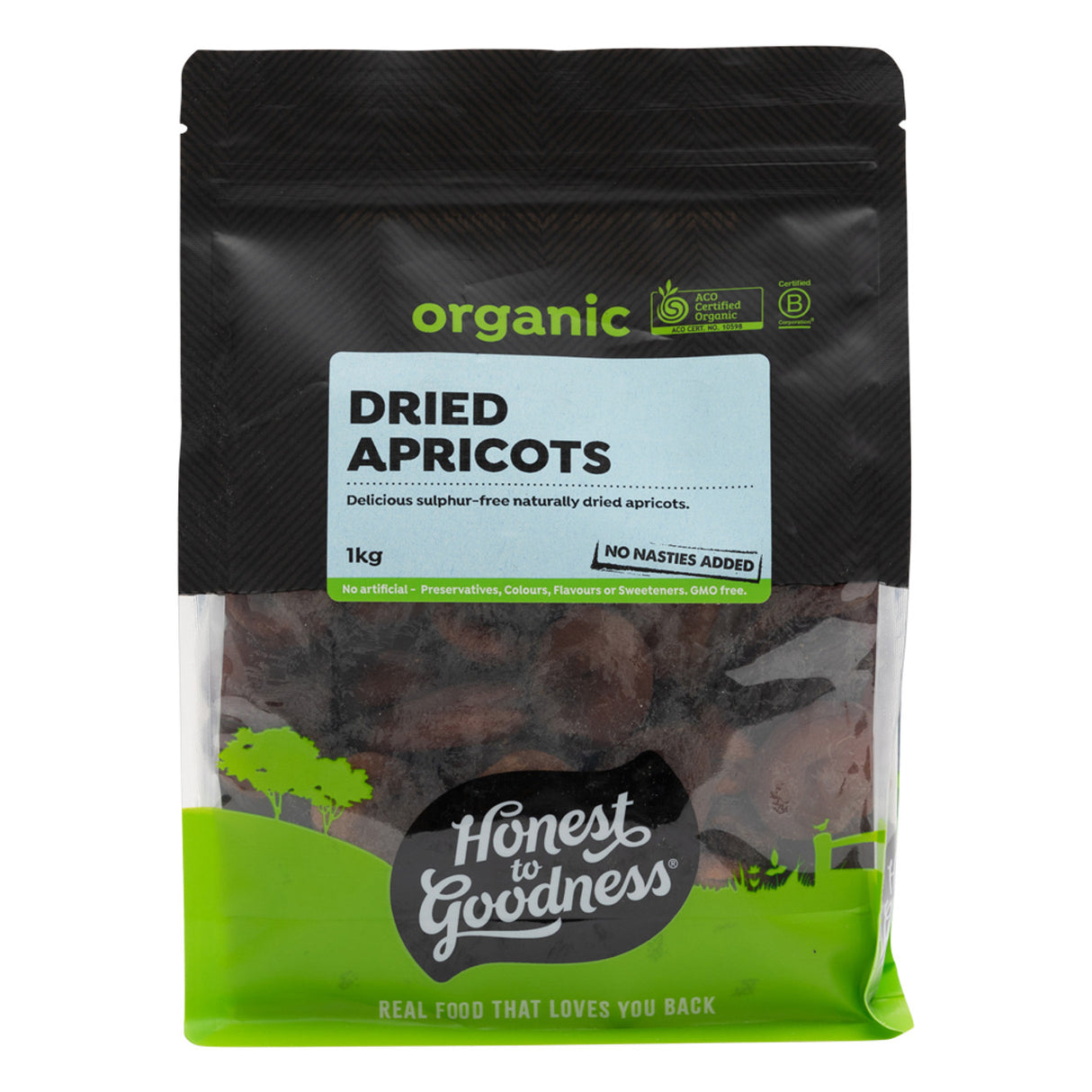 Honest to Goodness Dried Apricots 1Kg