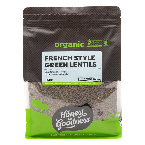 Honest to Goodness French Style Green Lentils 1.5Kg