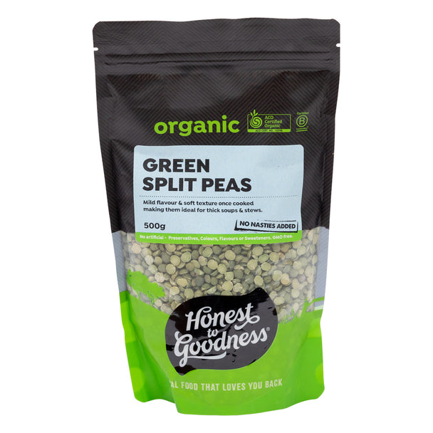 Honest to Goodness Green Split Peas 500g