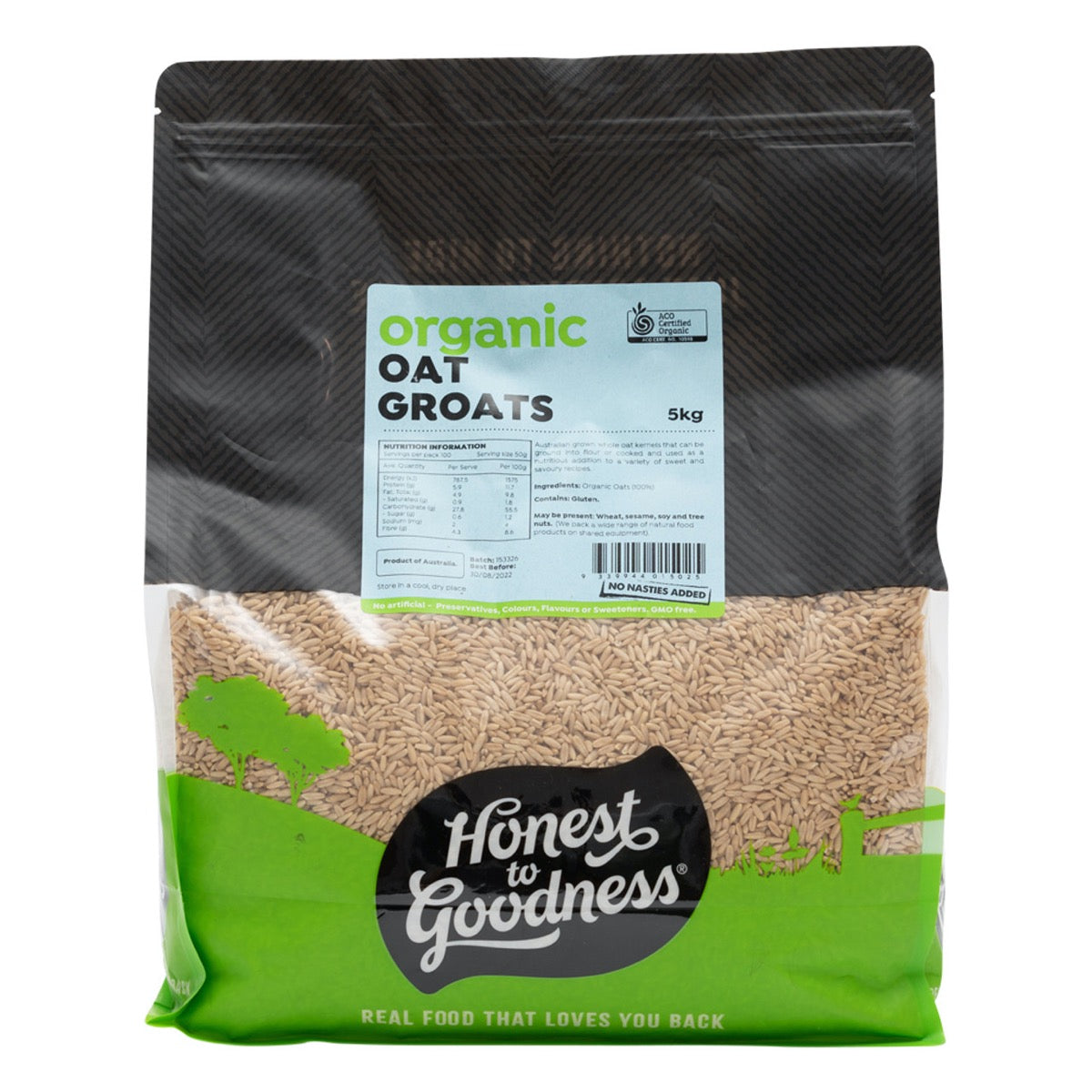 Honest to Goodness Oat Groats 5kg
