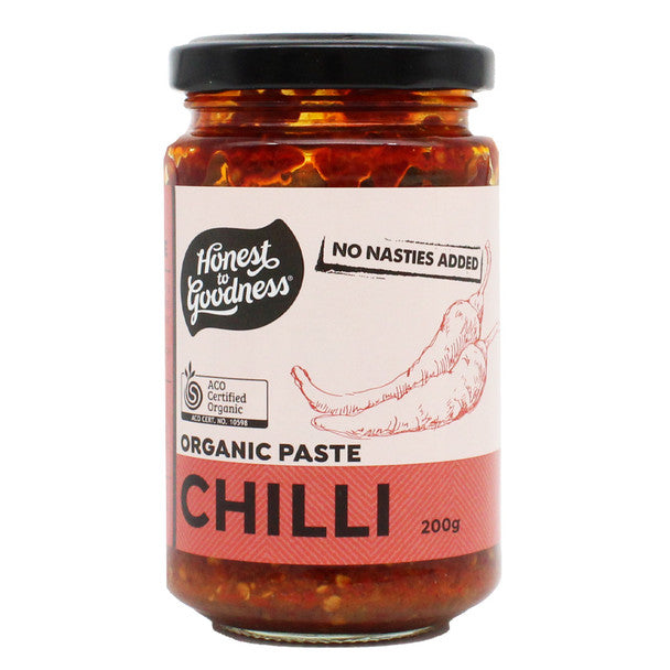 Honest to Goodness Organic Chilli Paste 200g