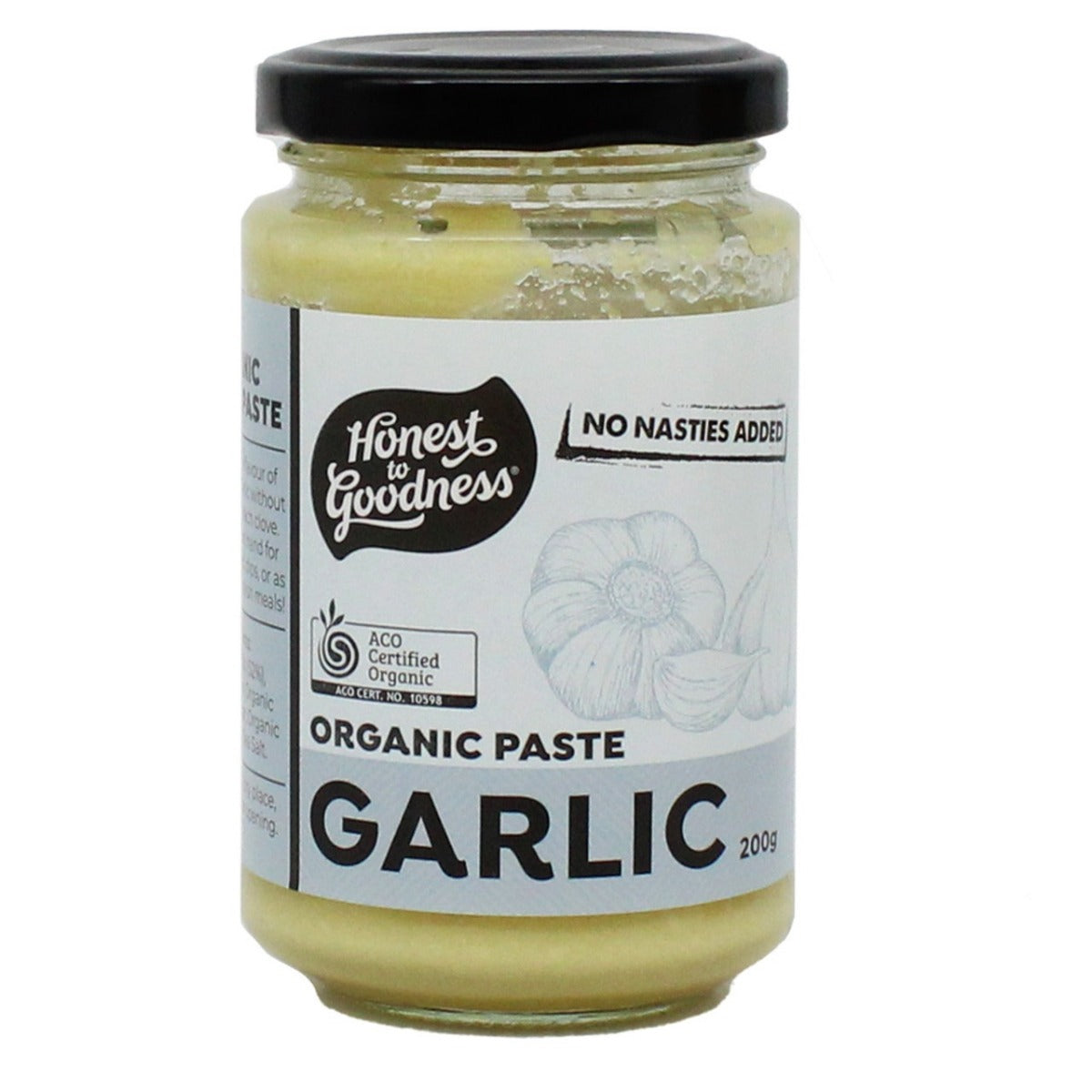 Honest to Goodness Organic Garlic Paste 200g
