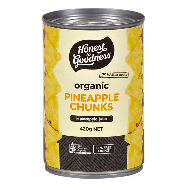 Honest to Goodness Pineapple Chunks 420g