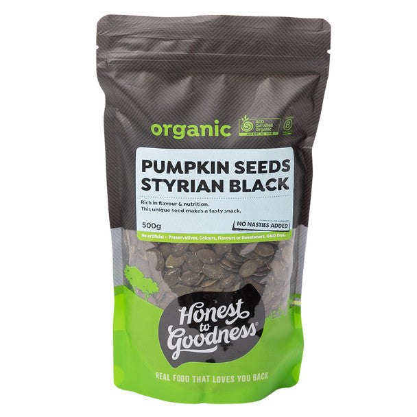 Honest to Goodness Pumpkin Seeds Styrian Black 500g