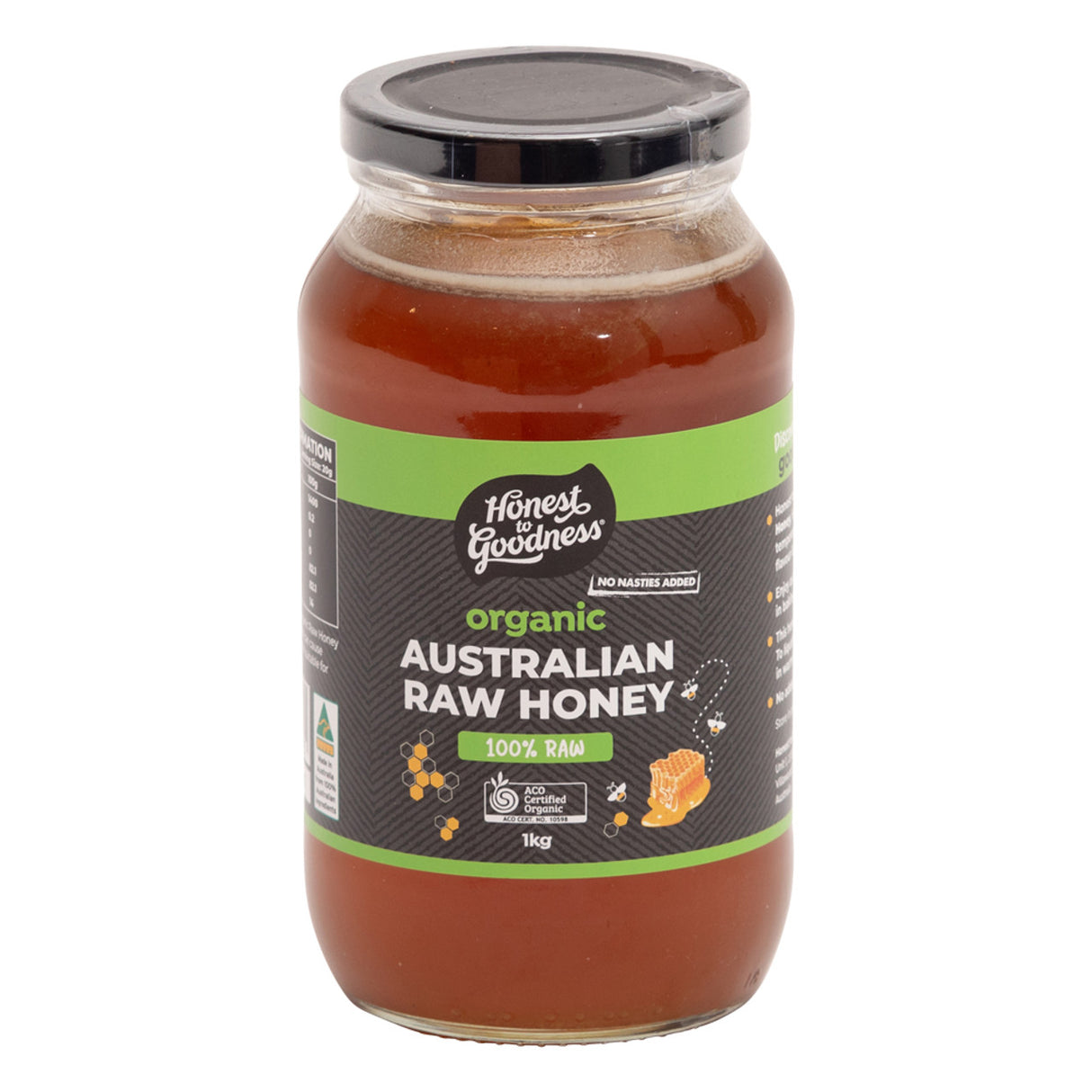 Honest to Goodness Raw Honey Australian 1Kg