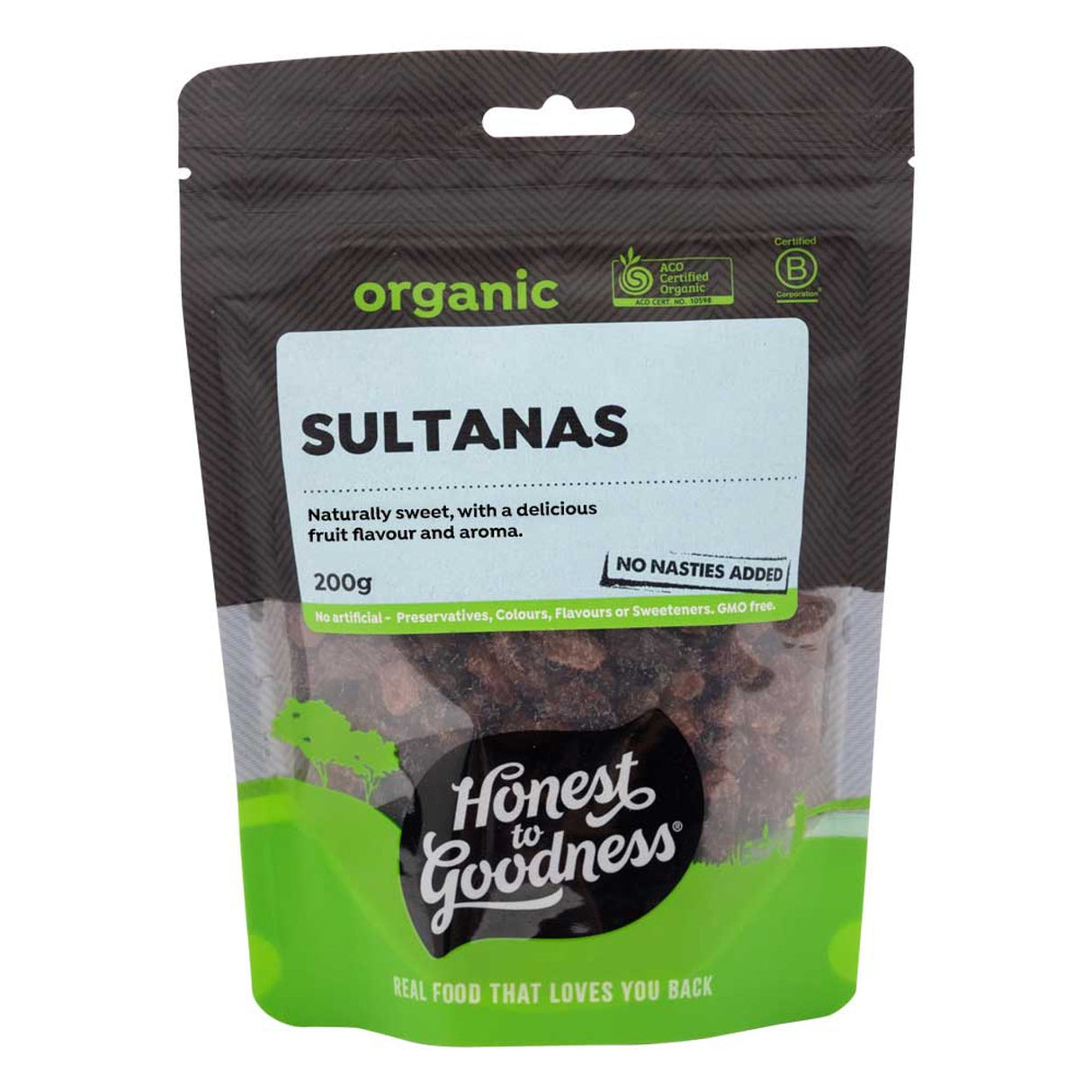 Honest to Goodness Sultanas Dried 200g