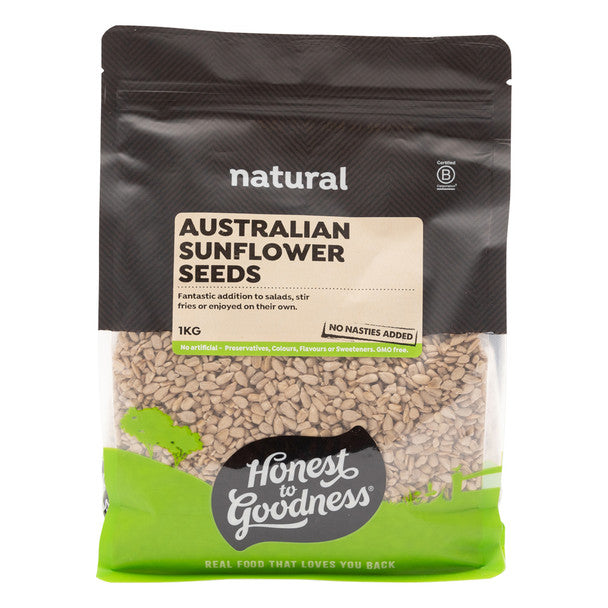 Honest to Goodness Sunflower Seed Kernels Australian 1Kg