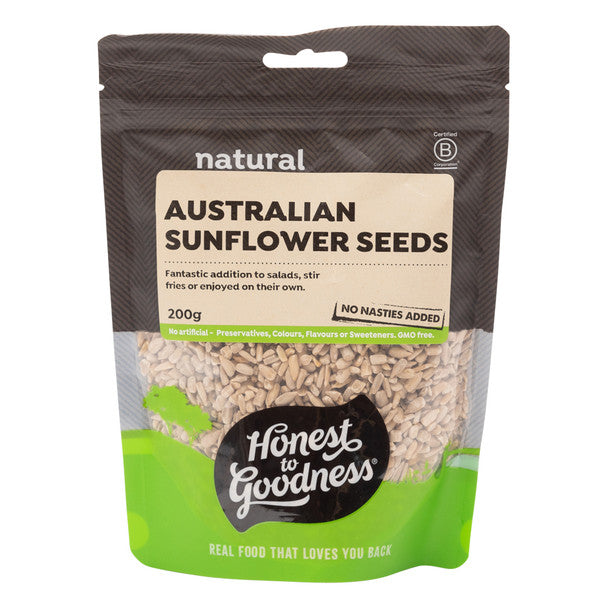 Honest to Goodness Sunflower Seed Kernels Australian 200g