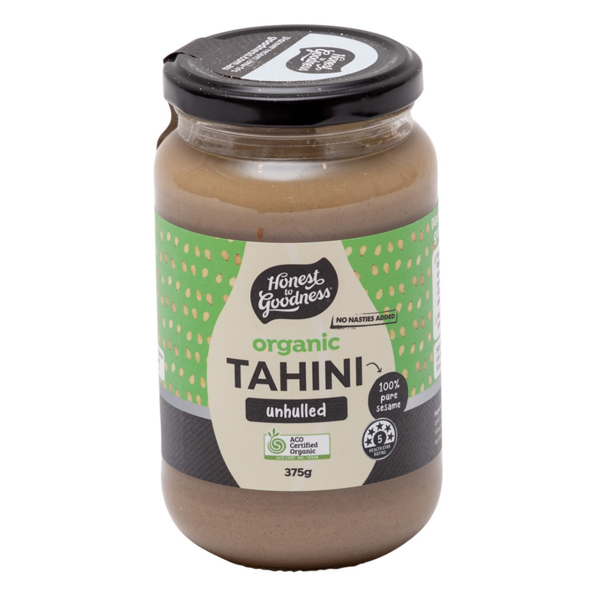 Honest to Goodness Tahini Unhulled 375g