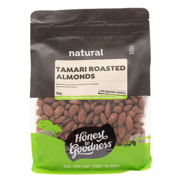 Honest to Goodness Tamari Roasted Almonds 1Kg