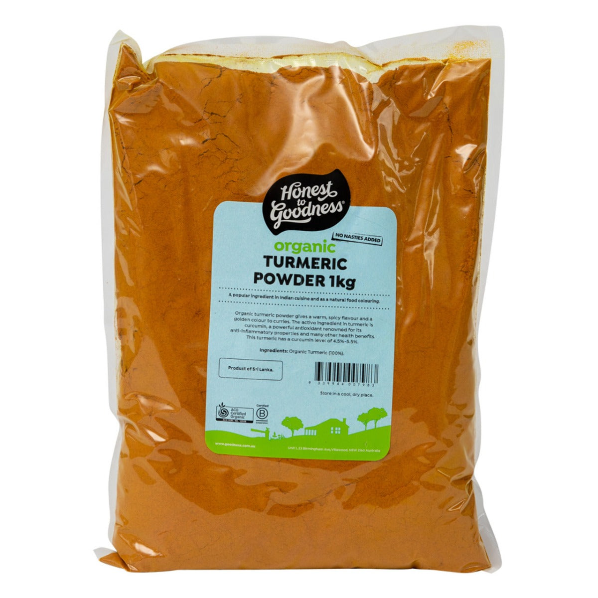 Honest to Goodness Turmeric Powder 1Kg