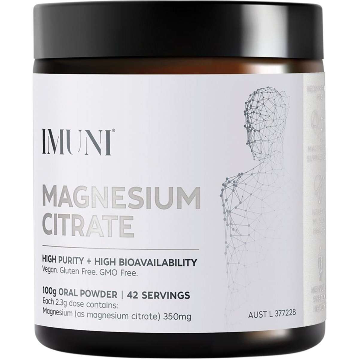Imuni Magmesium Citrate 100g