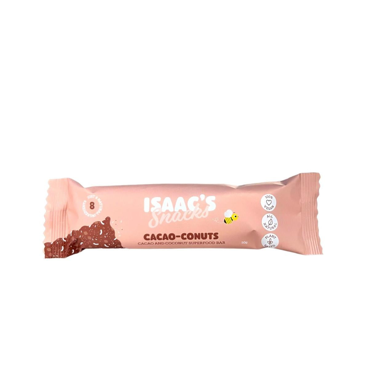 Isaacs Snack Cacao Conuts Bar 50g