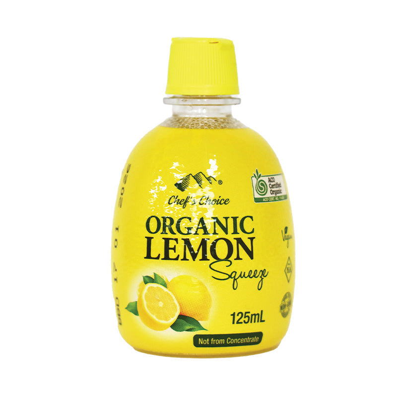 Chef's Choice Certified Organic Lemon Squeeze 125ml