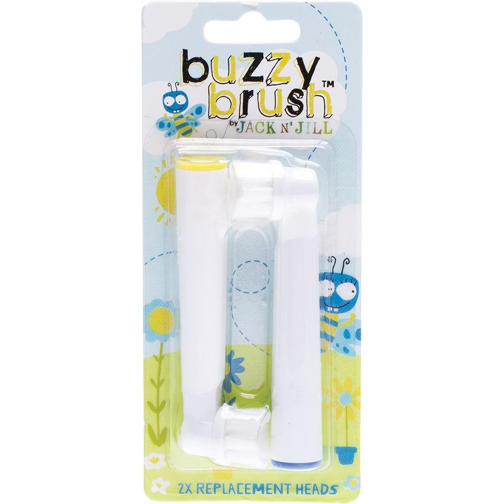 Jack N jill Replacement Heads Buzzy Brush (Twin Pack) 2