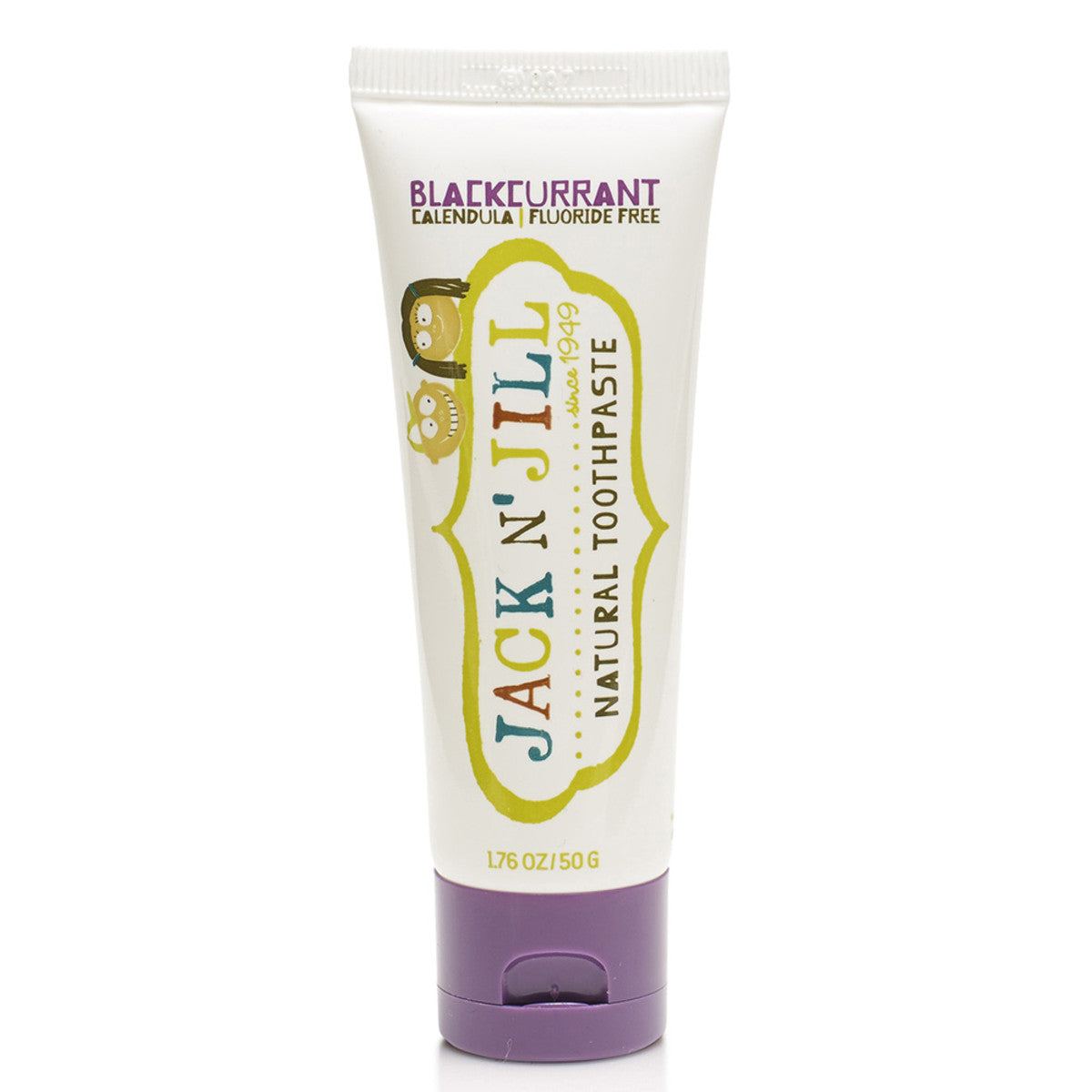Jack N jill Toothpaste (Children) Blackcurrant Fluoride Free 50g