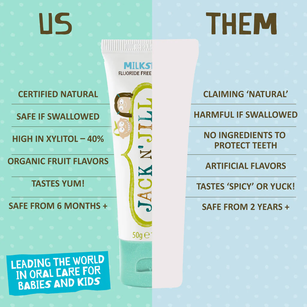 Jack N Jill Kids Toothpaste Blueberry Fluoride Free 50g