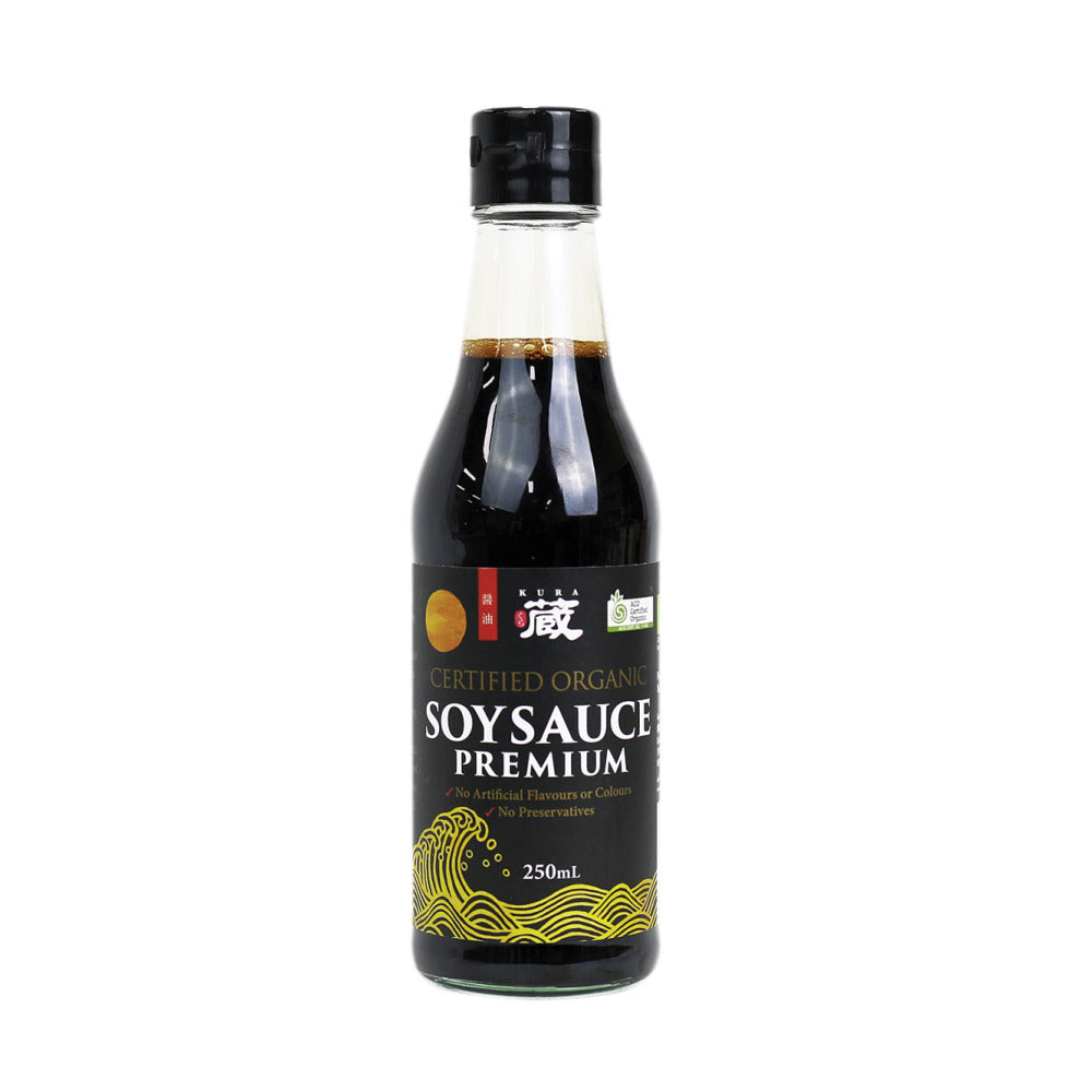 Kura Certified Organic Premium Soy Sauce 250ml
