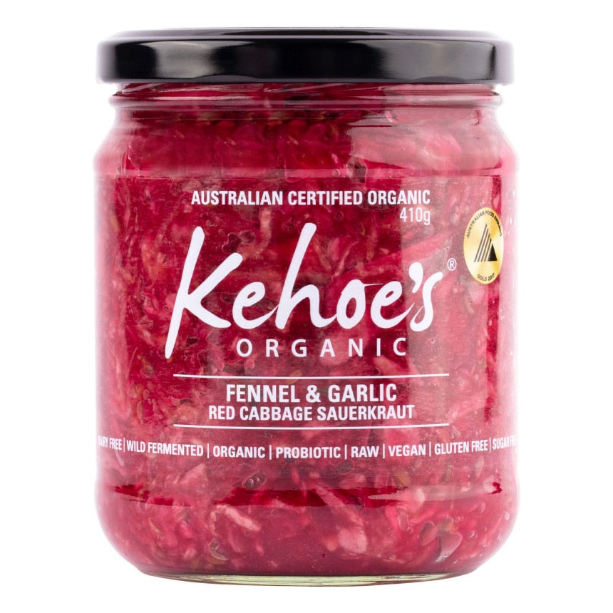 Kehoes Sauerkraut Fennel Garlic 410g