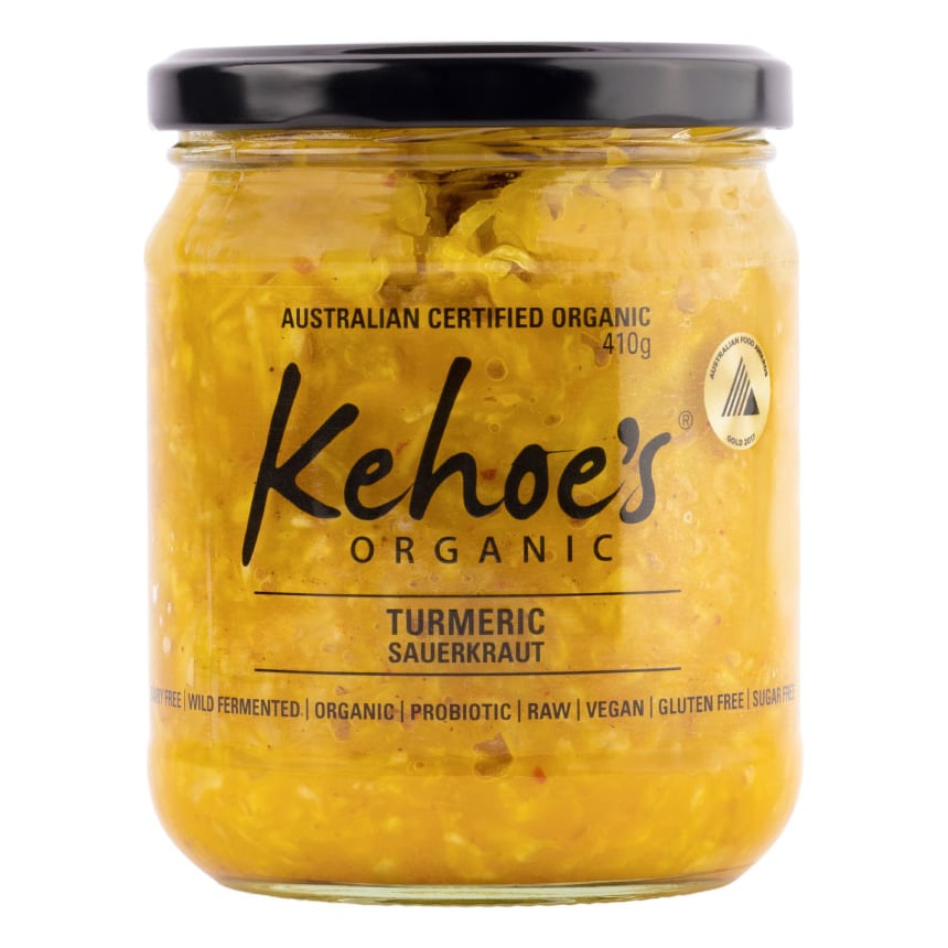 Kehoes Sauerkraut Turmeric 410g