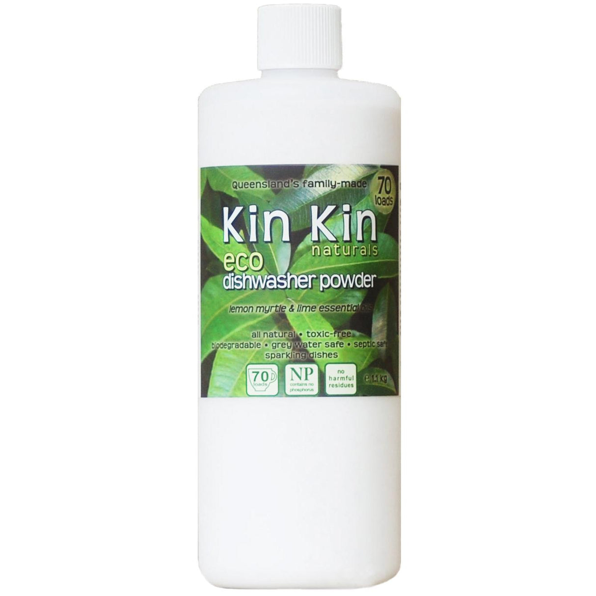 Kin Kin Naturals Naturals Dishwasher Powder & Lime 1.1Kg