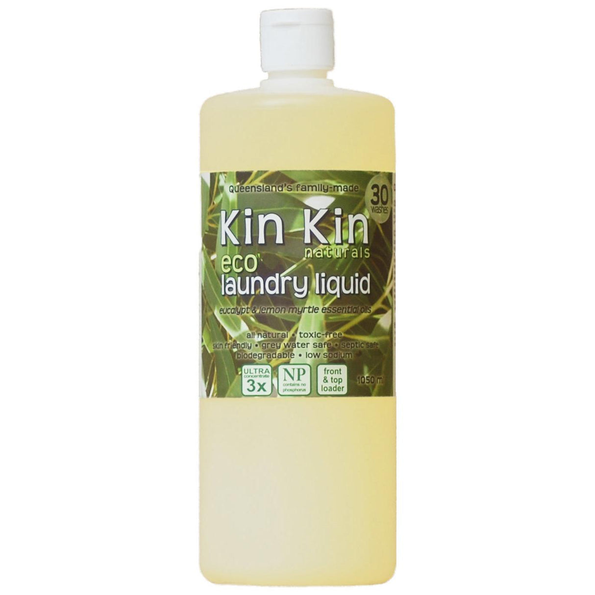 Kin Kin Naturals Naturals Laundry Liquid (Ultra Conc.) Eucalypt & 1050ml