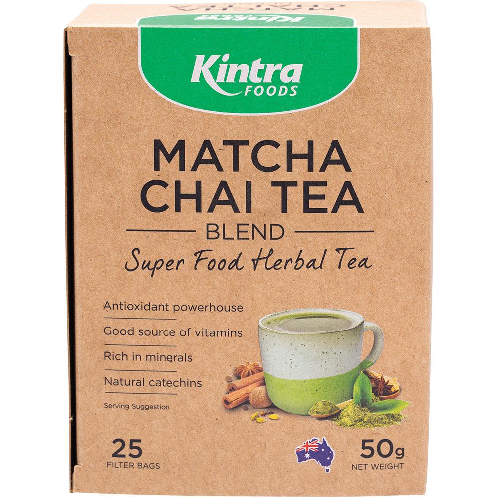 Kintra Foods Matcha Chai Tea Blend Tea Bag 25