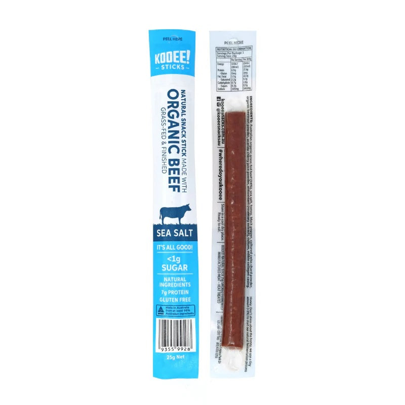 Kooee Beef Stick Sea Salt 25g