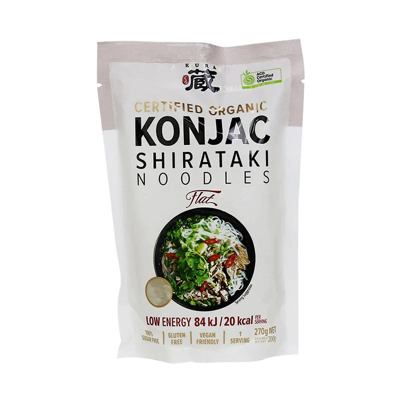 Kura Konjac Flat Noodle 270g
