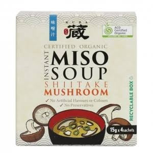 Kura Miso Shiitake Mushroom 15gx4