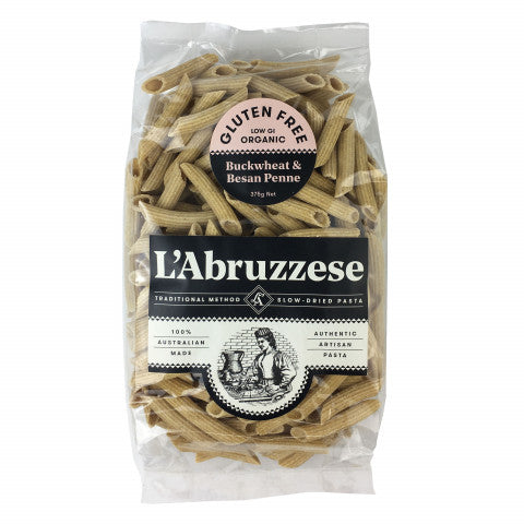 L Abruzzese Besan Buckwheat Penne 375g