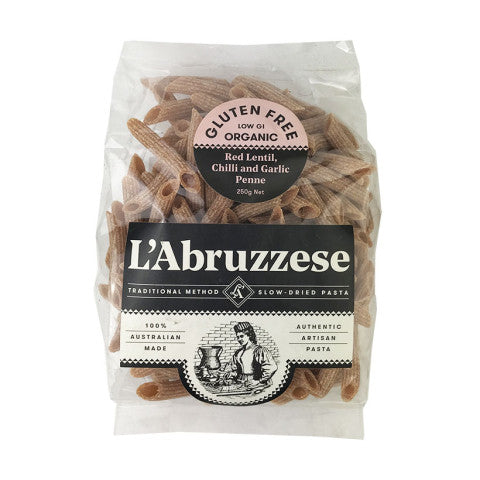 L Abruzzese Red Lentil Penne 250g