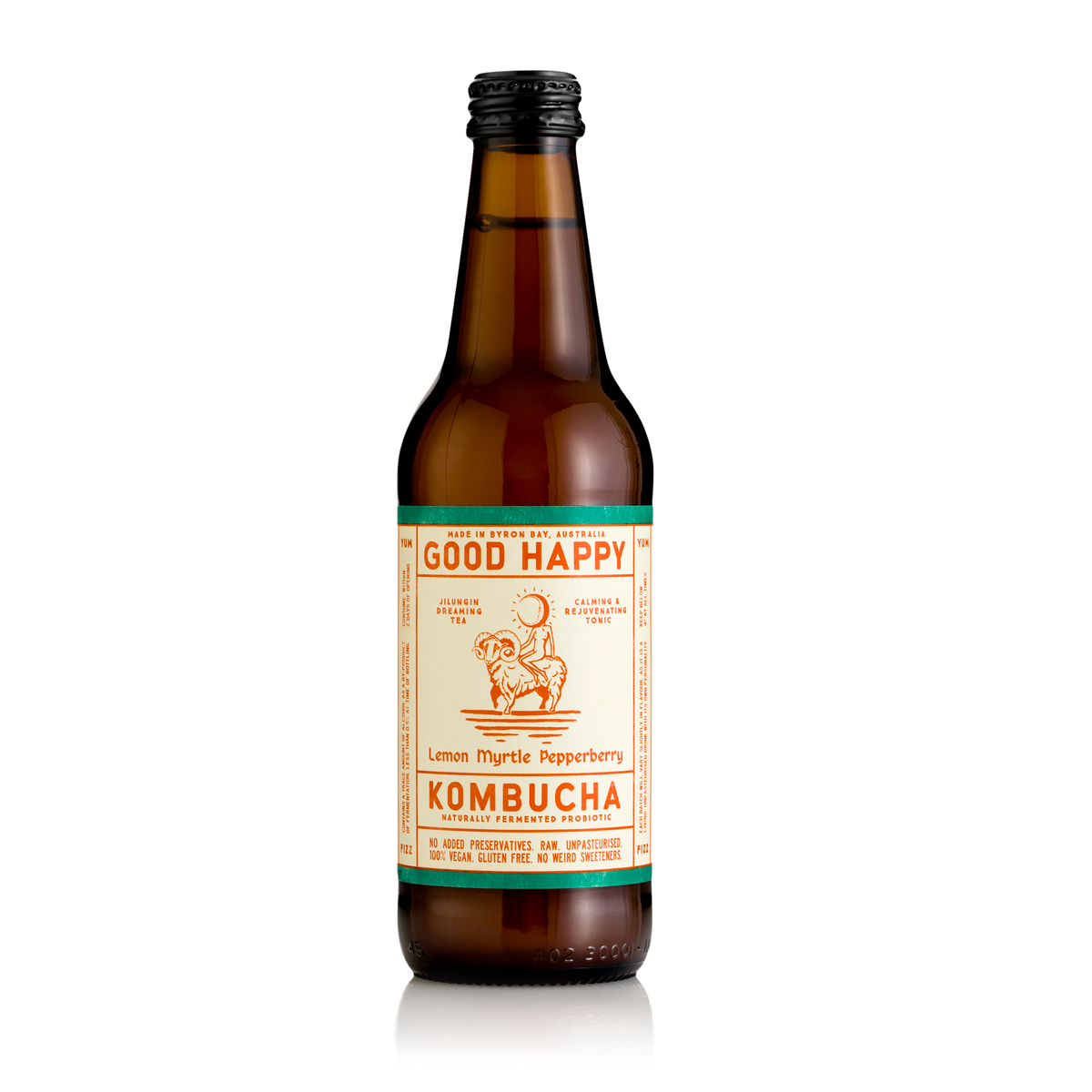 Good Happy Kombucha Lemon Myrtle & Pepperberry 330ml