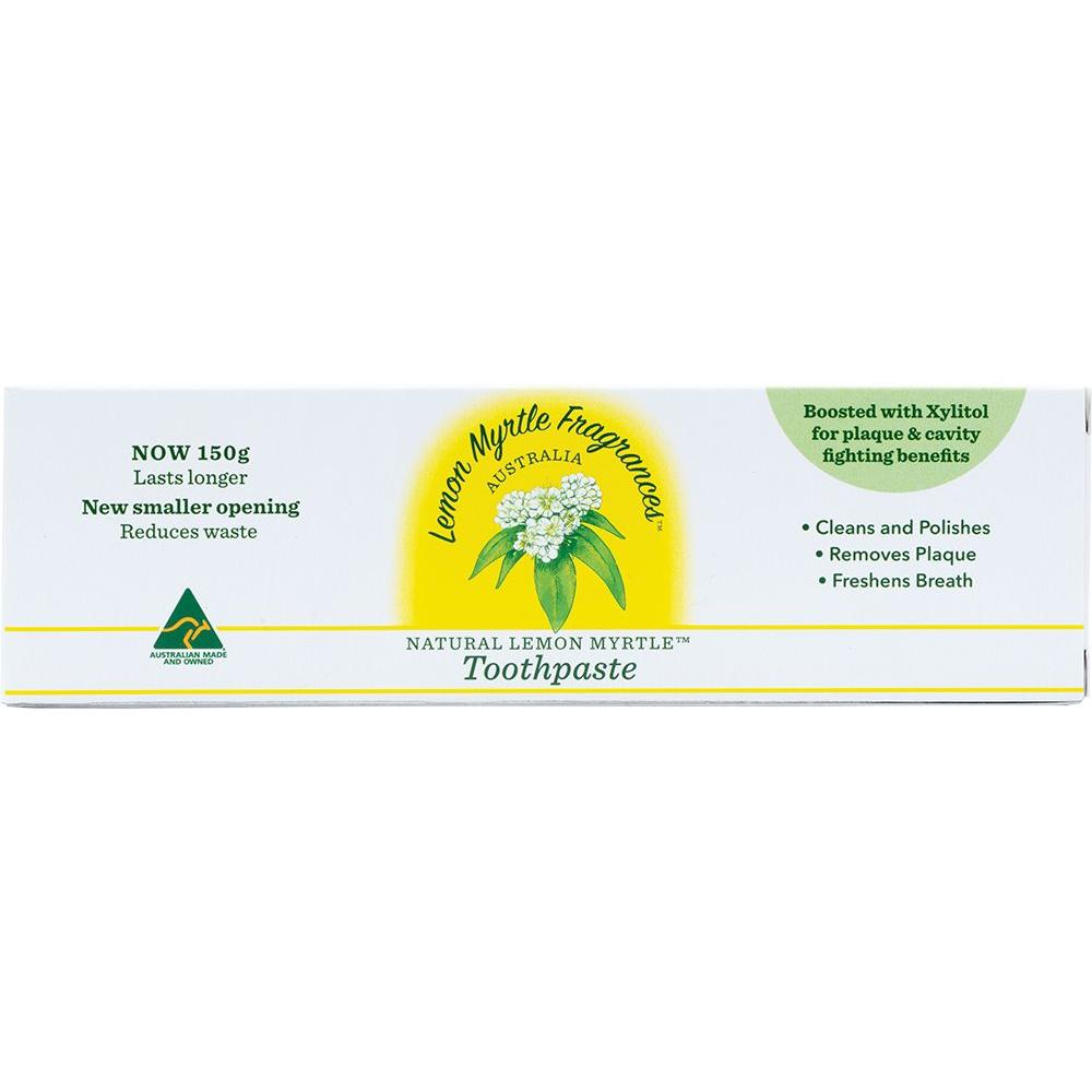 Lemon Myrtle Fragrances Fragrances Toothpaste Fluoride Free 150g