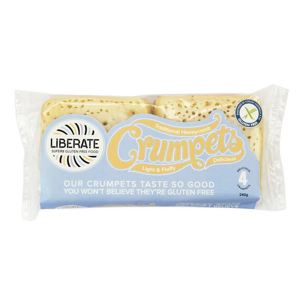 Liberate Gluten Free Crumpets 240g