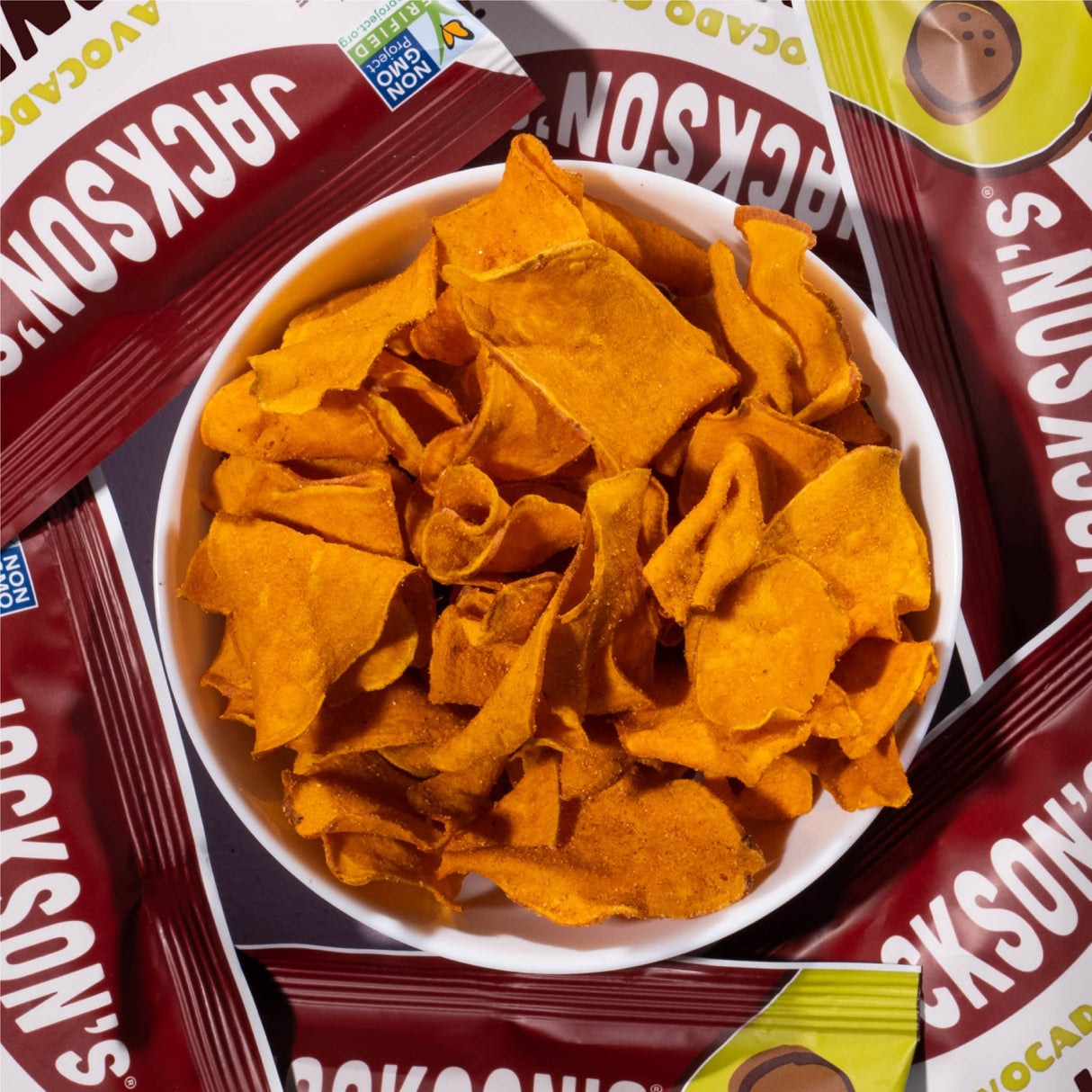 Jackson's Sweet Potato Chips in Avocado Oil Carolina BBQ 142g