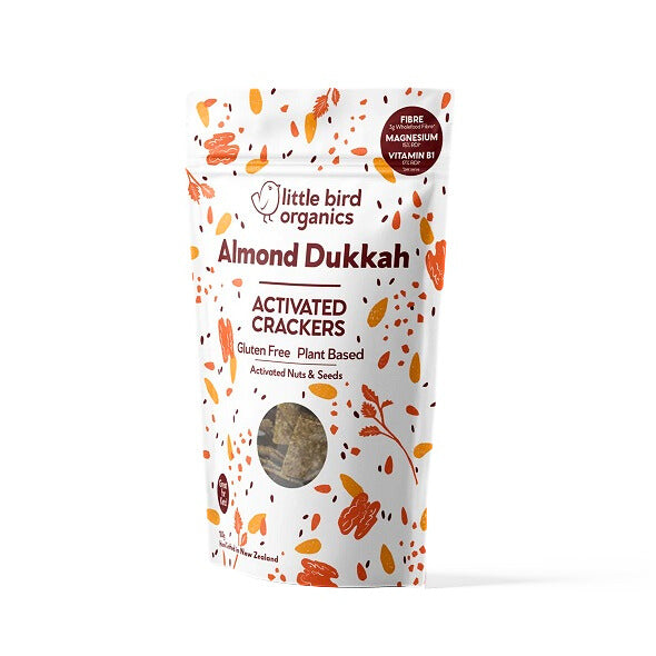 Little Bird Organics Almond Crackers - Dukkah 100g