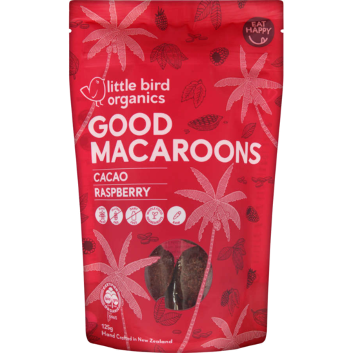 Little Bird Organics Macaroons Cacao 125g