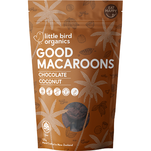 Little Birds Organics Macaroons Choco Coconut 125g