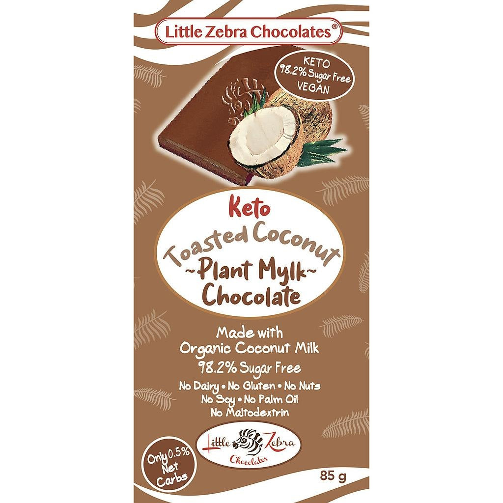 Little Zebra Chocolates Keto Mylk Chocolate 85g