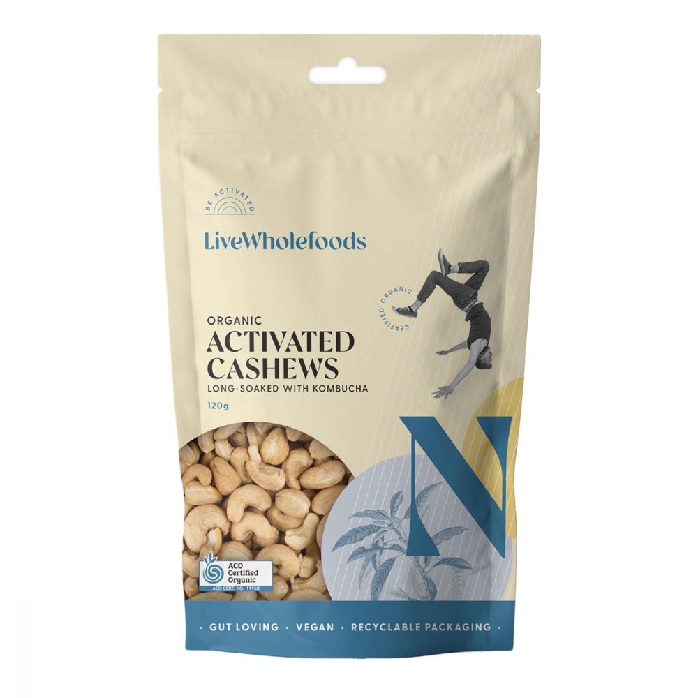 Live Wholefoods Cashews 120g
