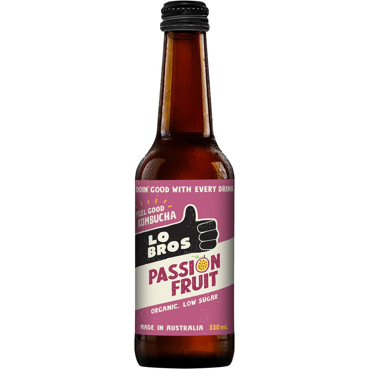 Lo Bros Lo Bros Kombucha Passionfruit 330ml