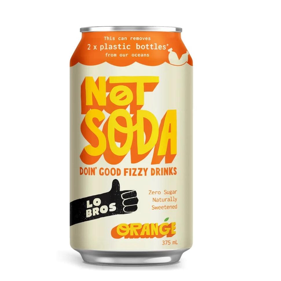 Lo Bros Not Soda Orange 375ml