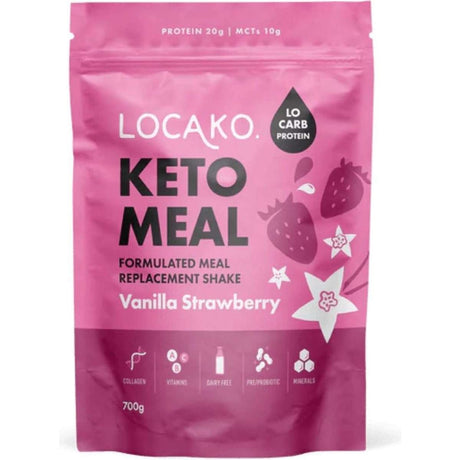 Locako Keto Meal Vanilla Strawberry 700g