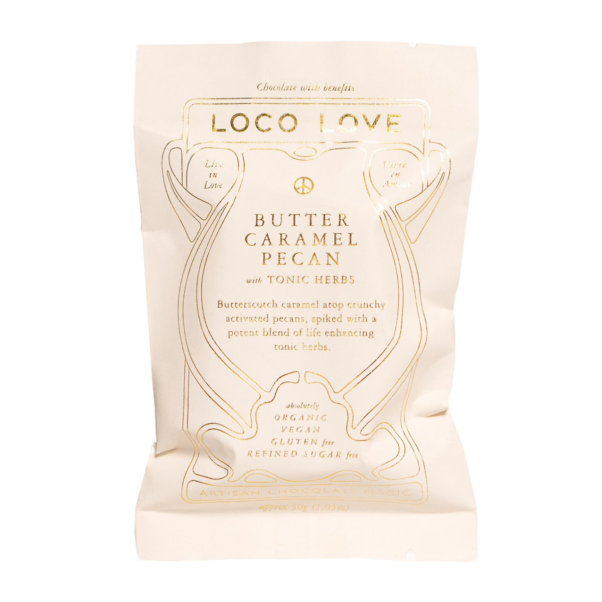 Loco Love Butter Caramel Pecan Chocolate 30g