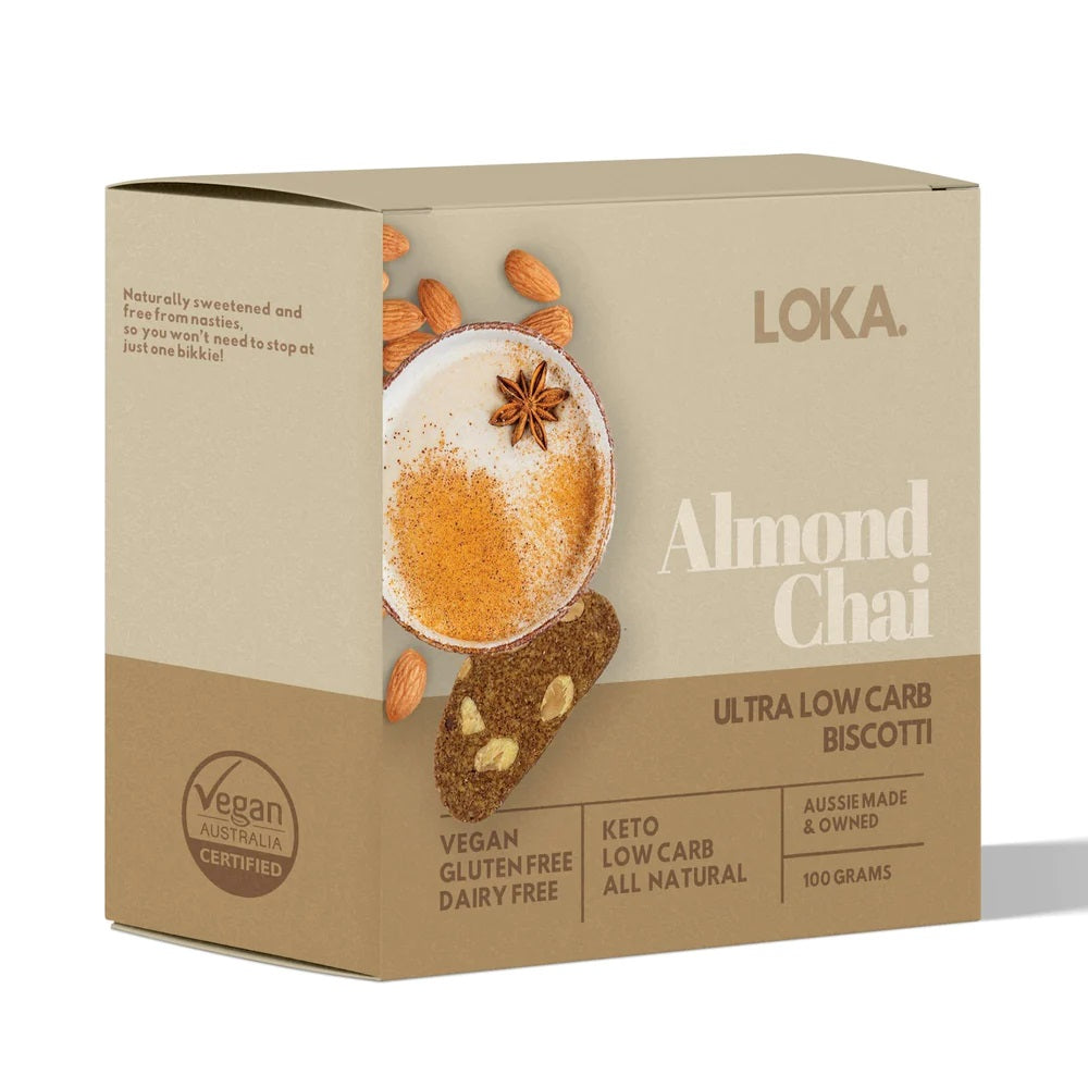 Loka Almond Chai Biscotti 100g