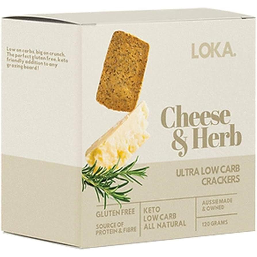 Loka Cheese Herb Crackers 120g
